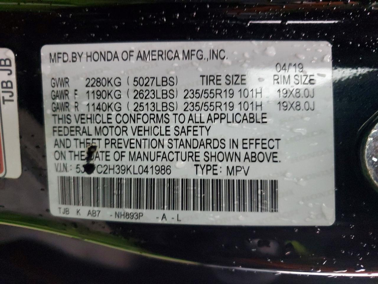 2019 ACURA RDX photo 14