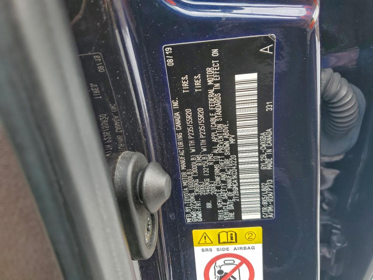 2019 LEXUS RX 450H BASE photo 14