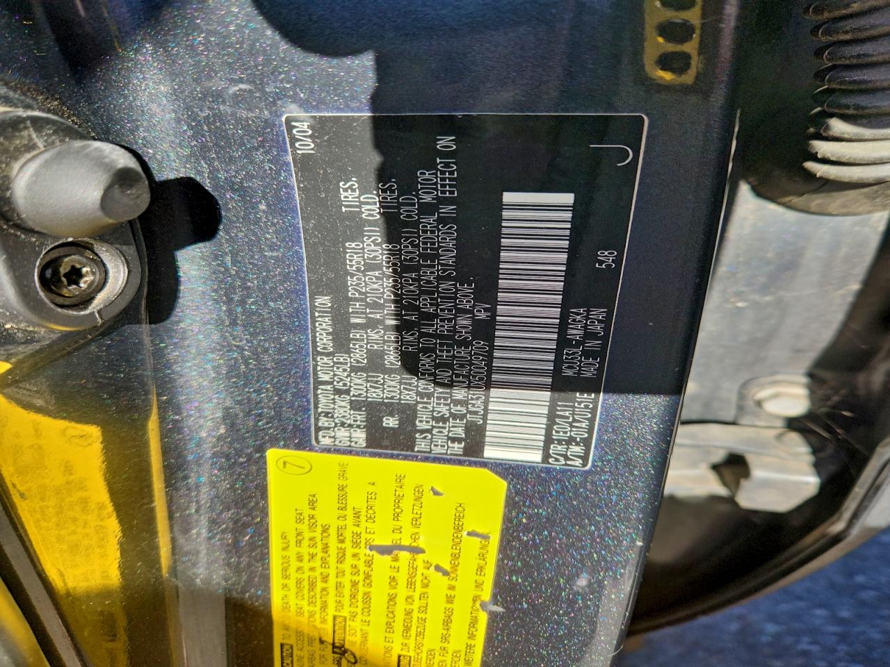 2005 LEXUS RX 330 photo 12
