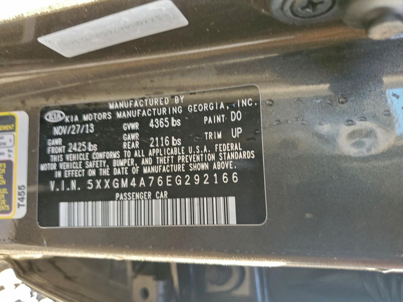 2014 KIA OPTIMA LX photo 23