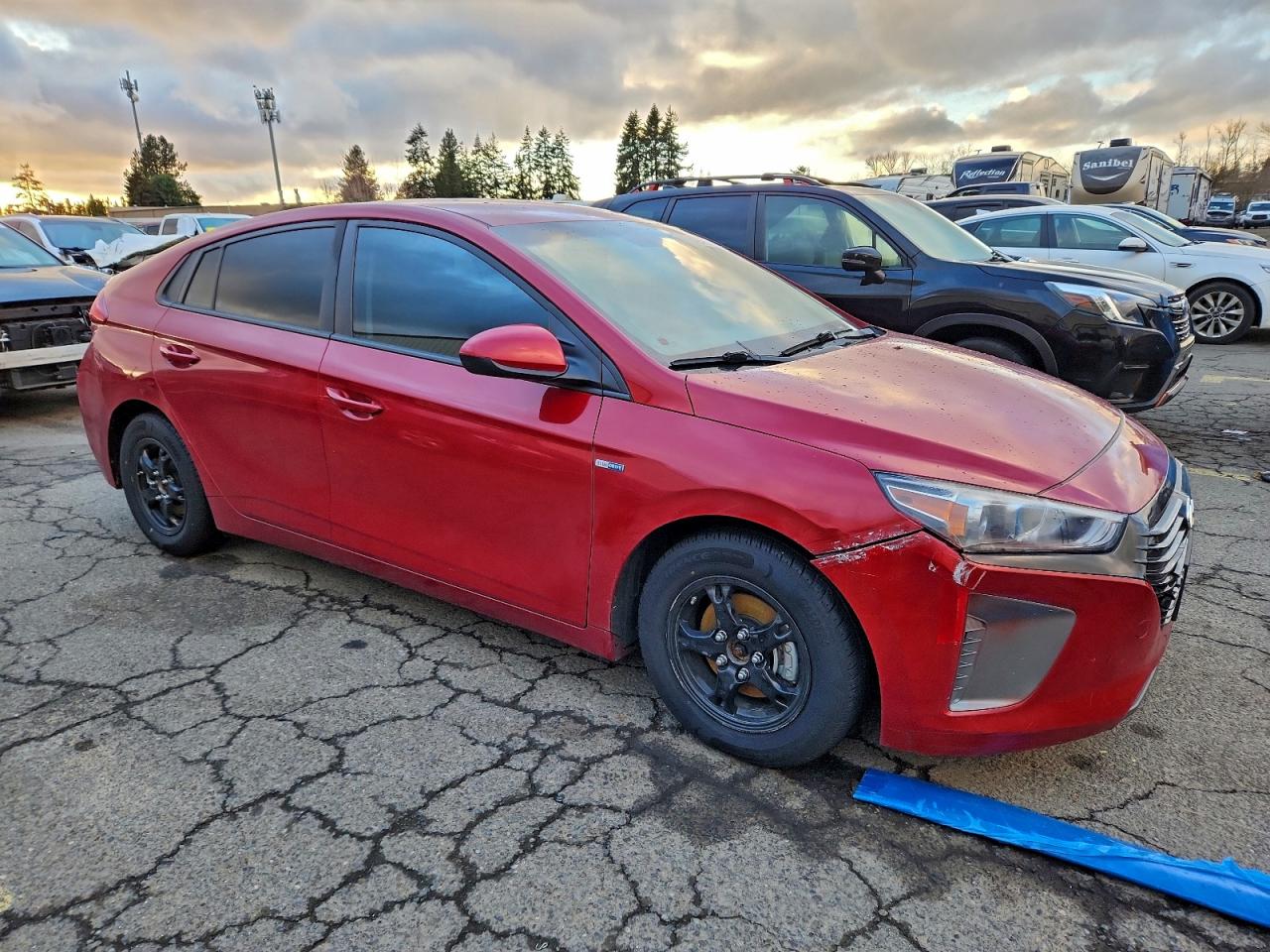 2019 HYUNDAI IONIQ BLUE photo 4
