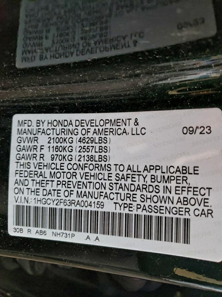 2024 HONDA ACCORD HYBRID EXL photo 13