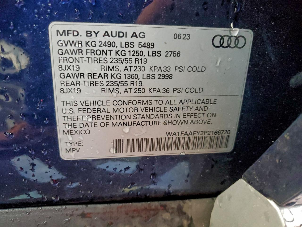 2023 AUDI Q5 PRESTIGE 45 photo 37