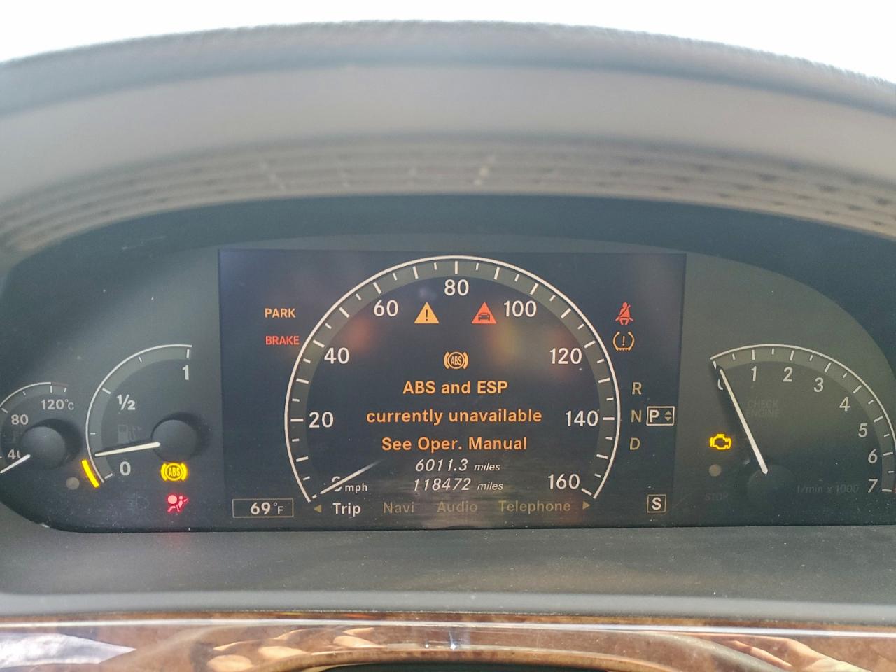 2007 MERCEDES-BENZ S 550 4MATIC photo 9