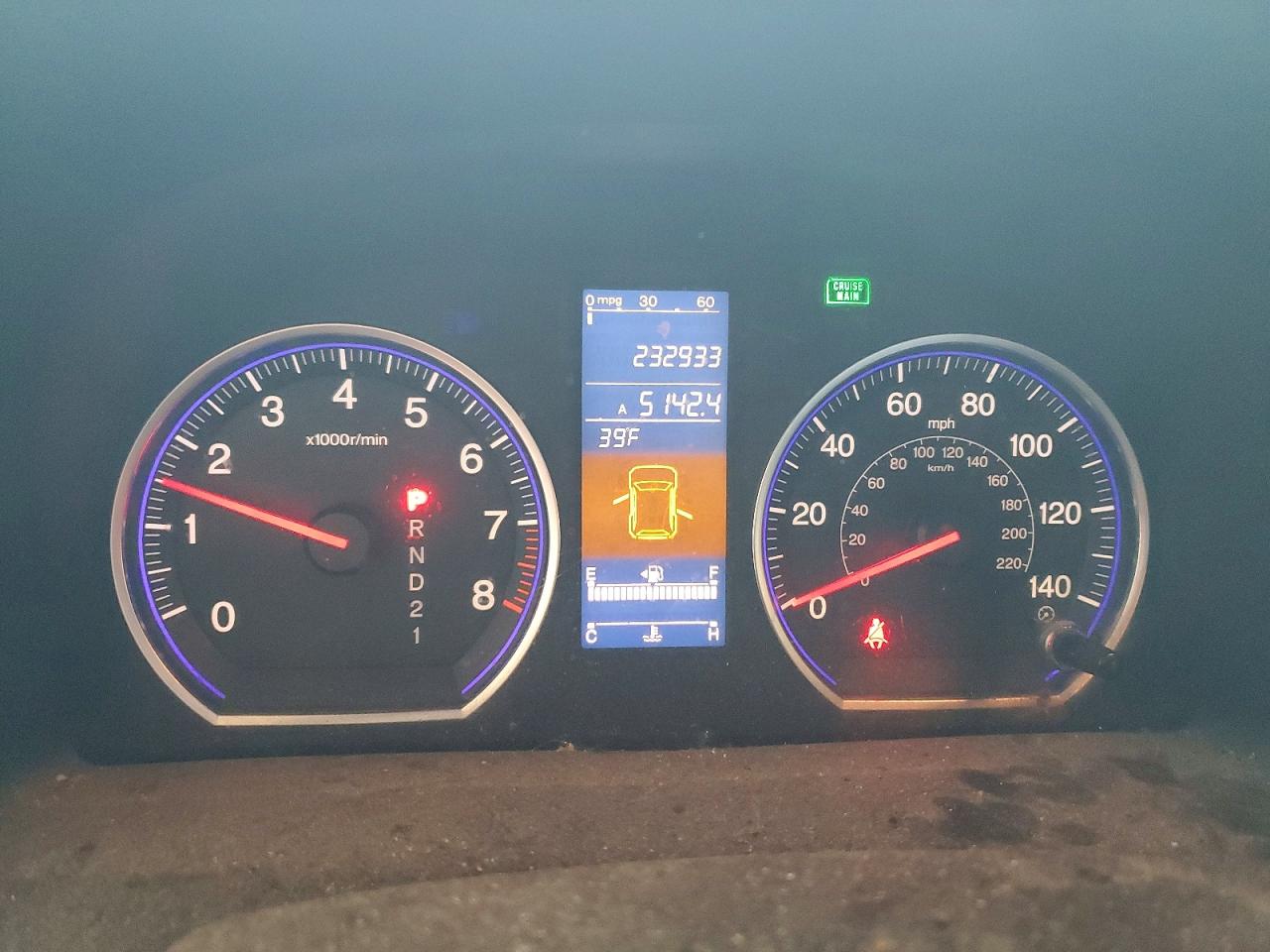 2010 HONDA CR-V EXL photo 9
