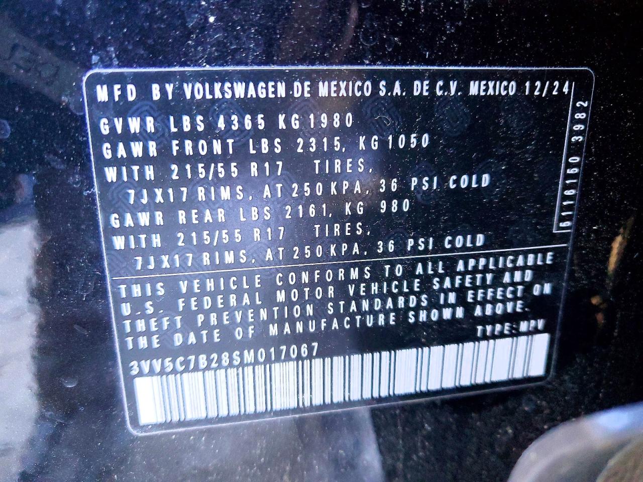 2025 VOLKSWAGEN TAOS S photo 13