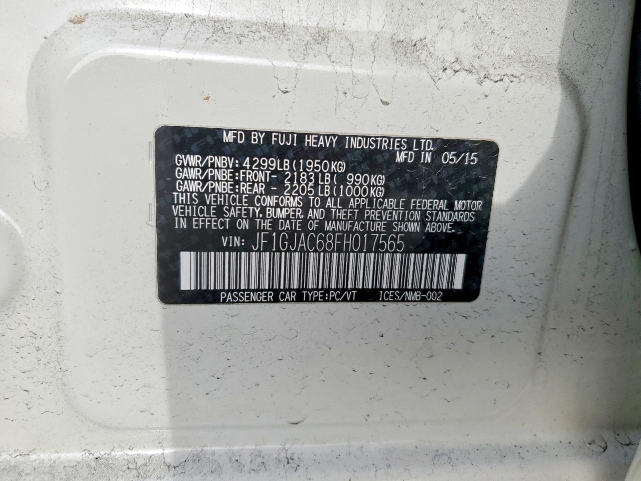 2015 SUBARU IMPREZA PREMIUM photo 12