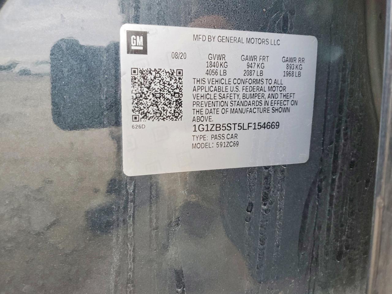 2020 CHEVROLET MALIBU LS photo 23