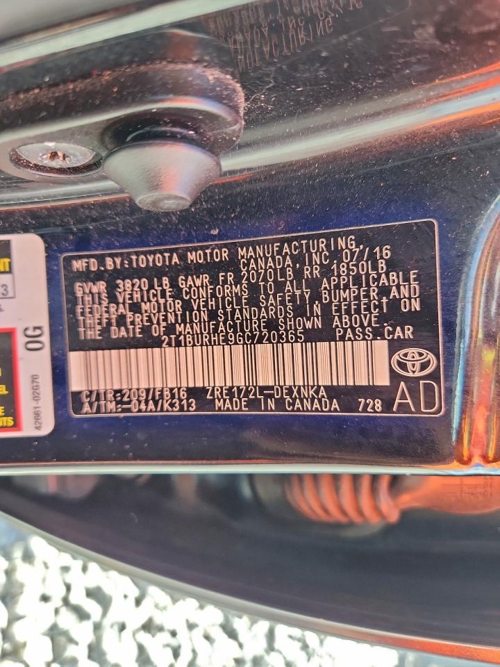 2016 TOYOTA COROLLA LE photo 25