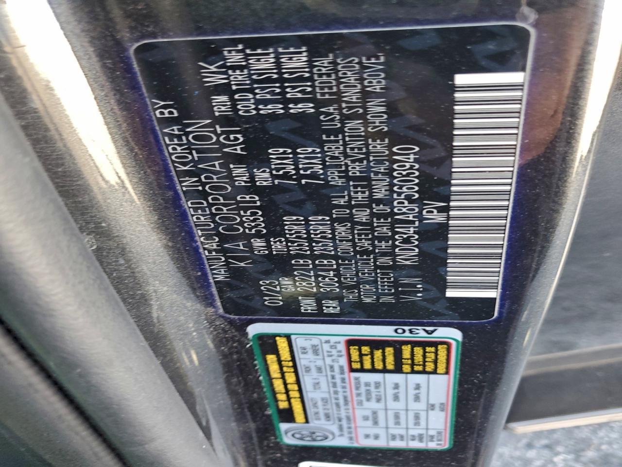2023 KIA EV6 LIGHT photo 13