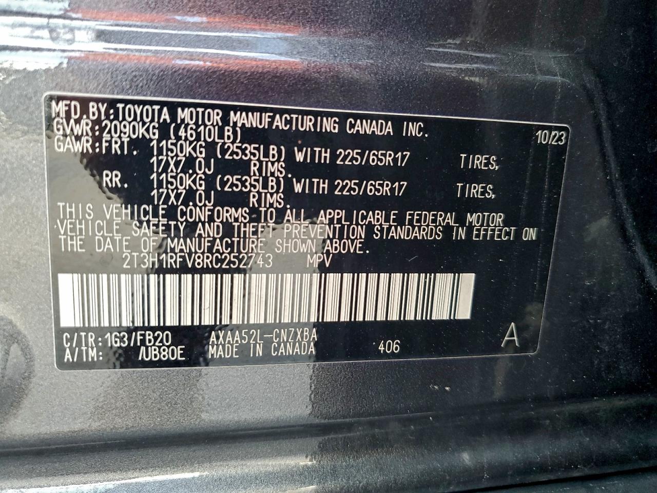2024 TOYOTA RAV4 LE photo 13