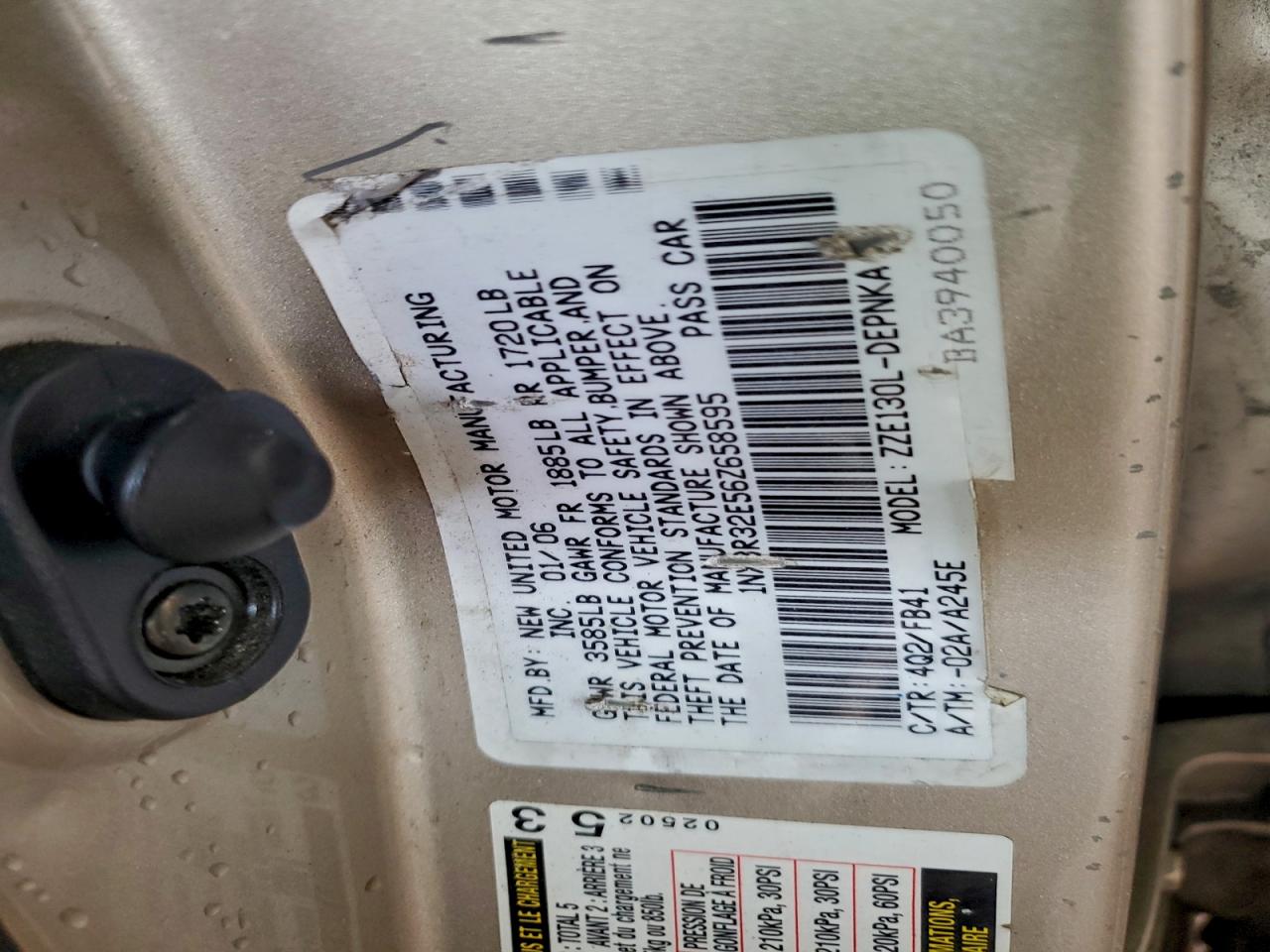 2006 TOYOTA COROLLA CE photo 12