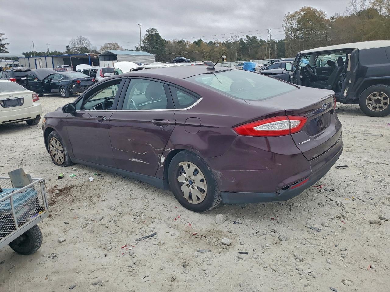 2013 FORD FUSION S photo 2