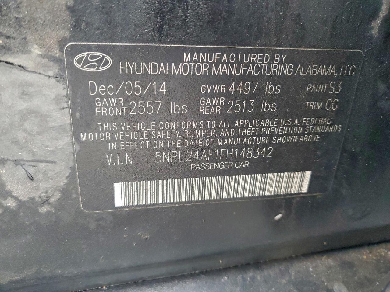 2015 HYUNDAI SONATA SE photo 19