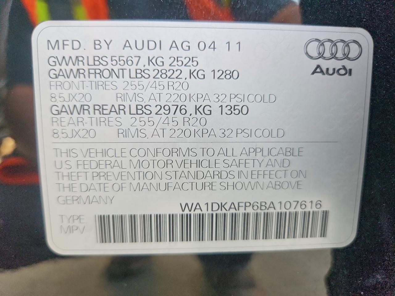 2011 AUDI Q5 PREMIUM PLUS photo 25