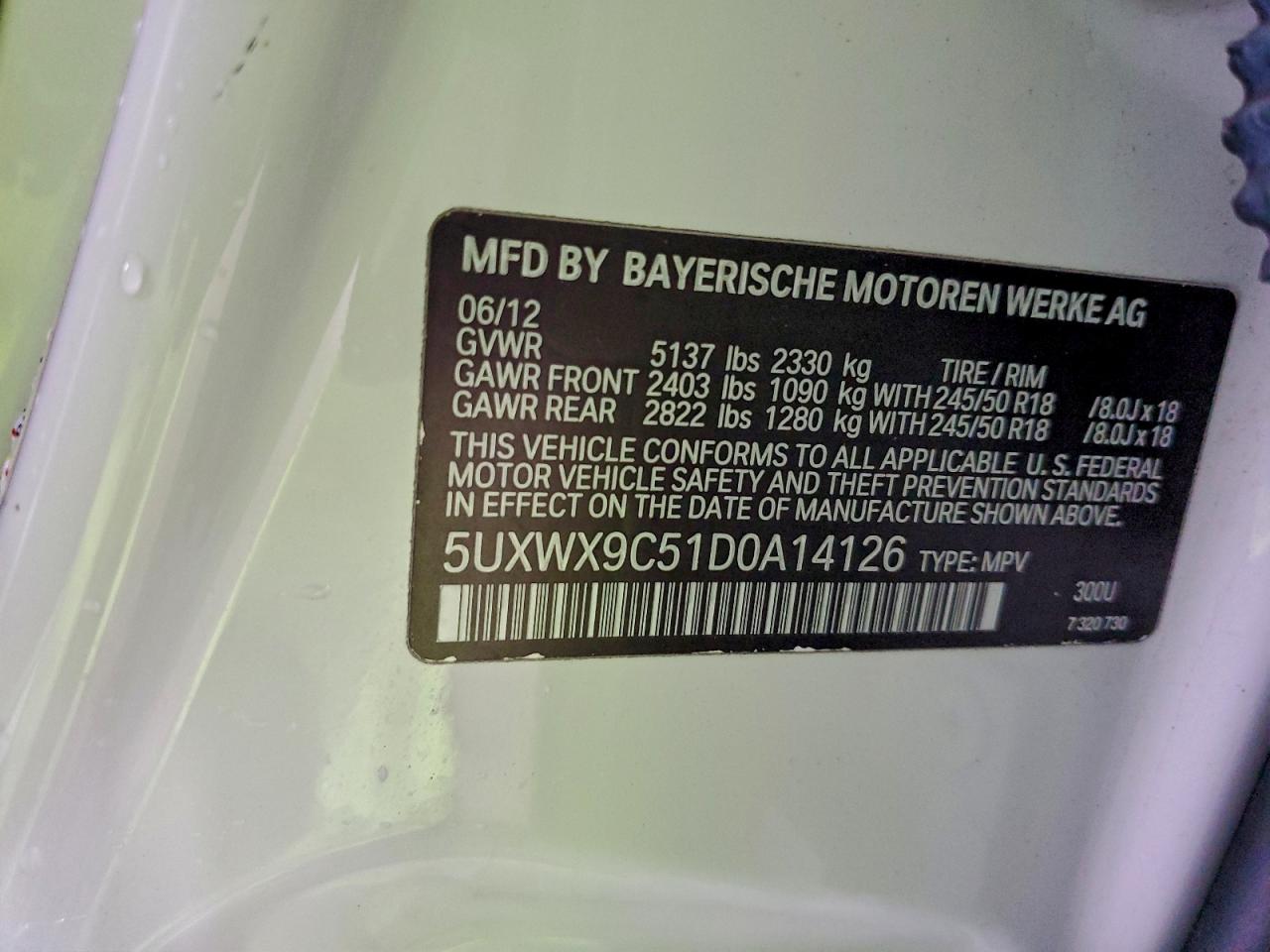 2013 BMW X3 XDRIVE28I photo 12