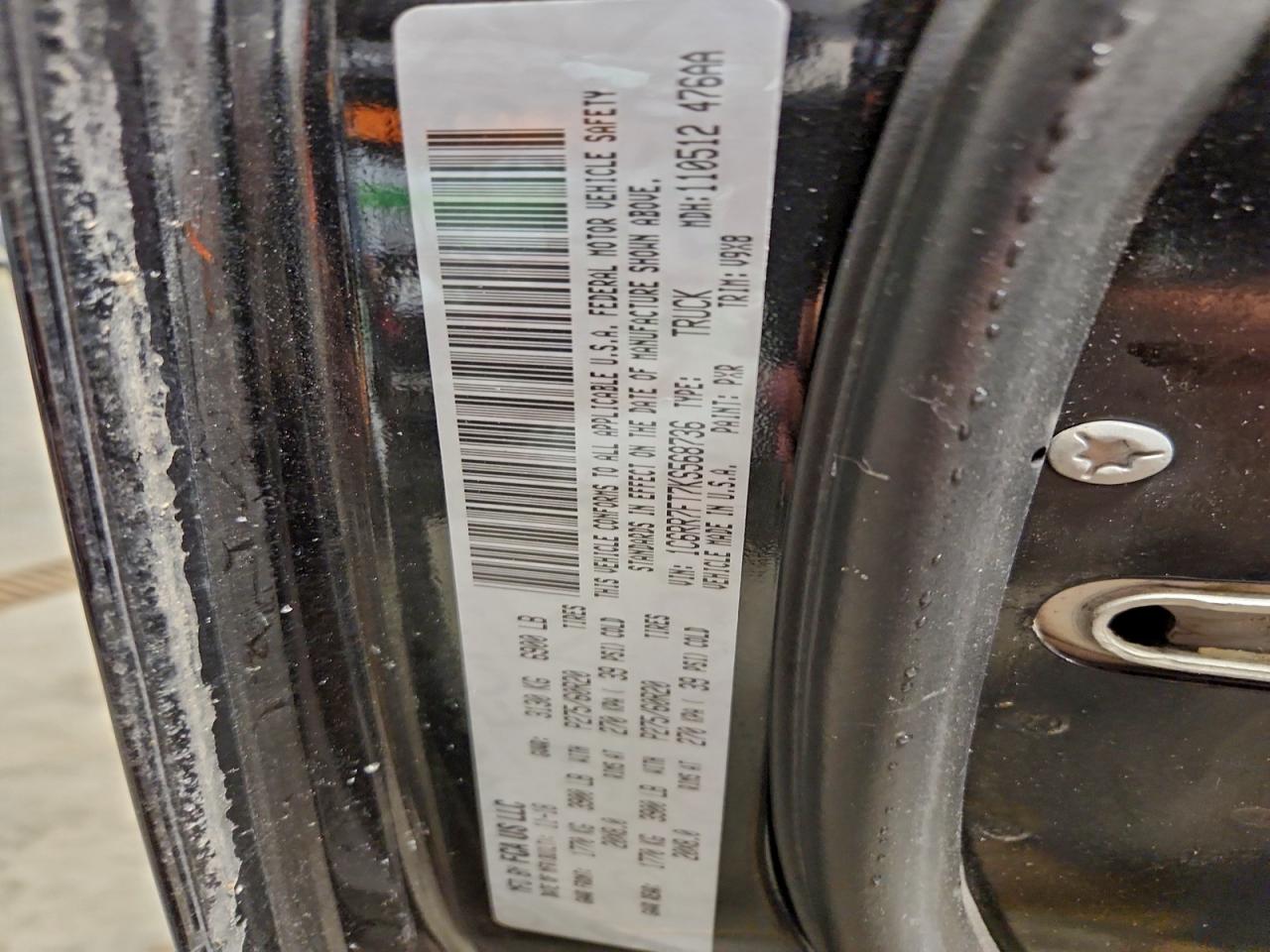 2019 RAM 1500 CLASSIC TRADESMAN photo 12