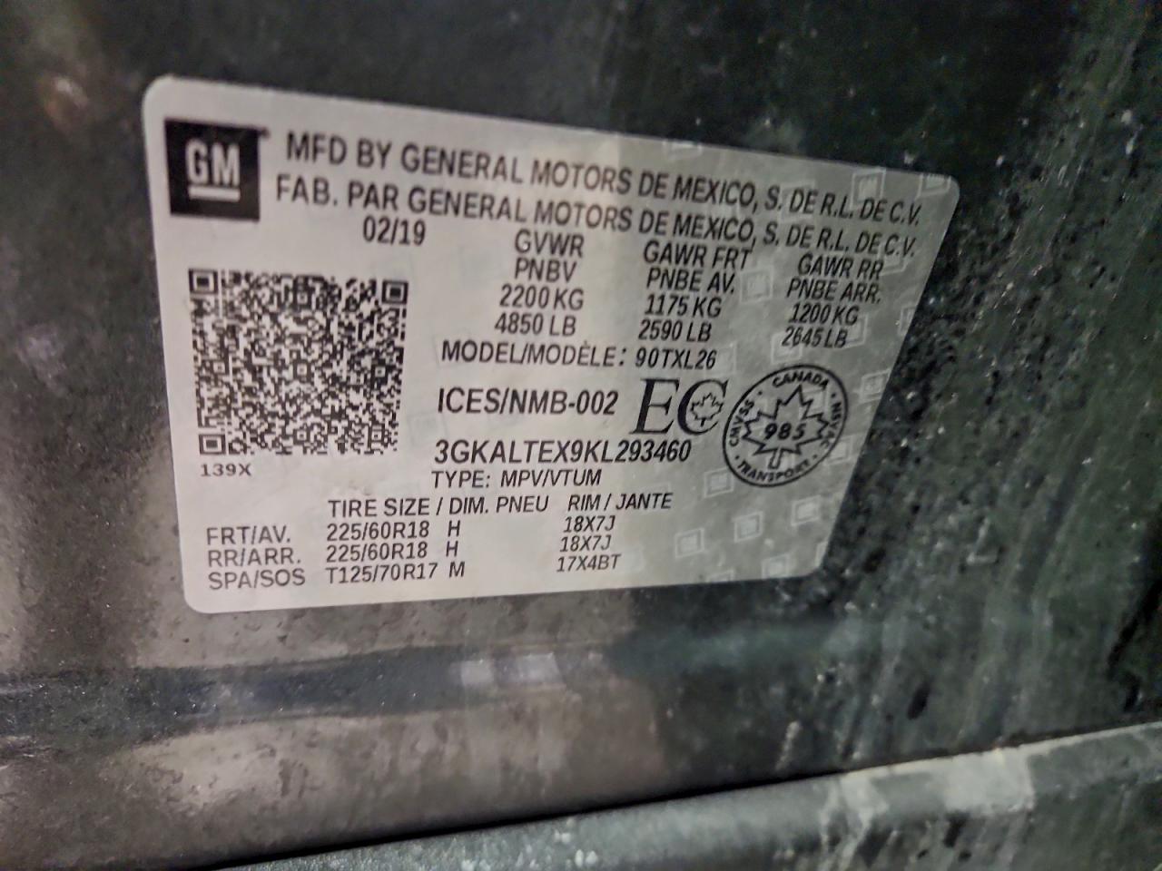 2019 GMC TERRAIN SLE photo 12