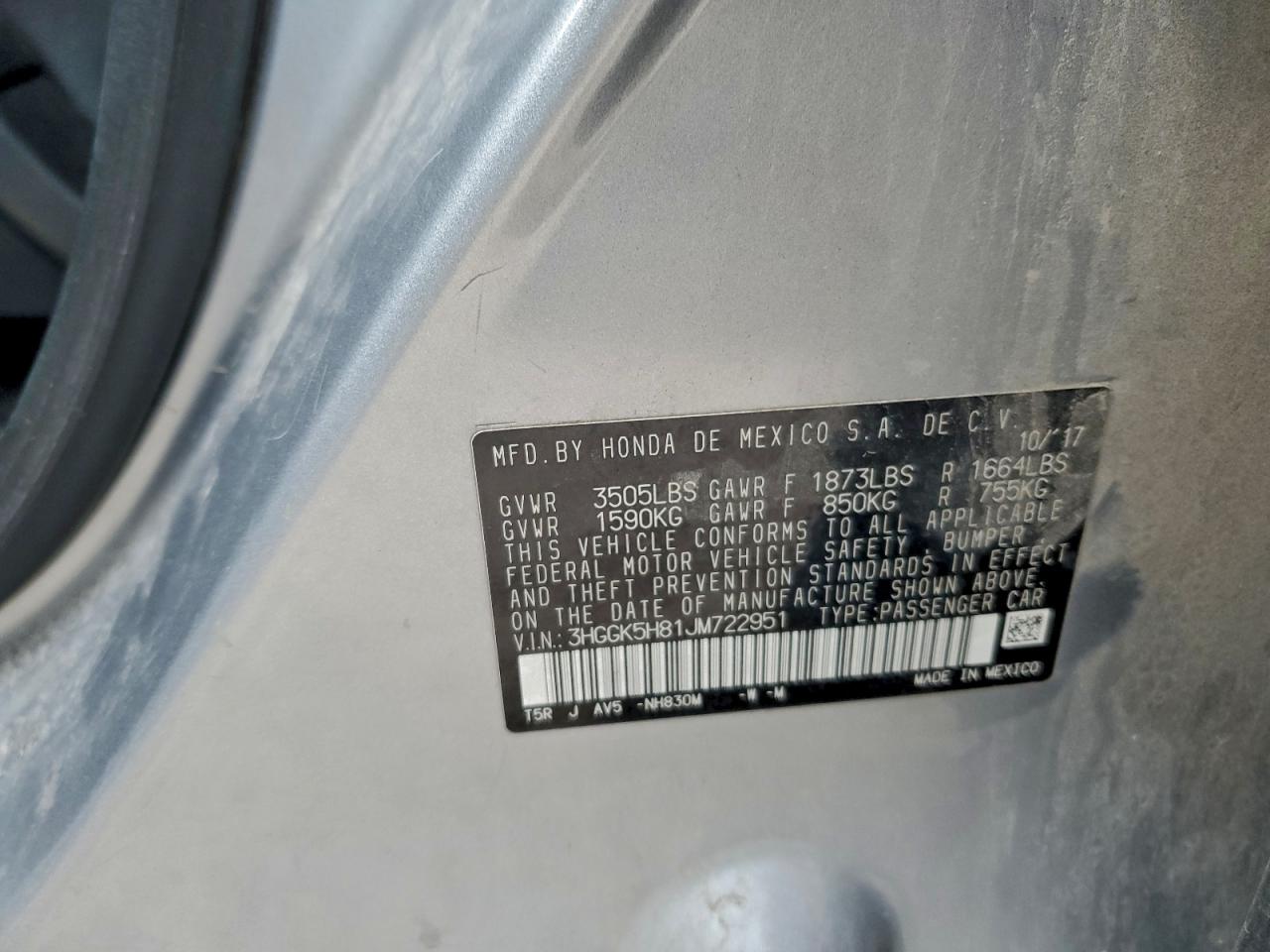 2018 HONDA FIT EX photo 13