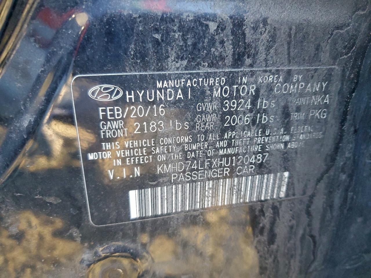 2017 HYUNDAI ELANTRA SE photo 12