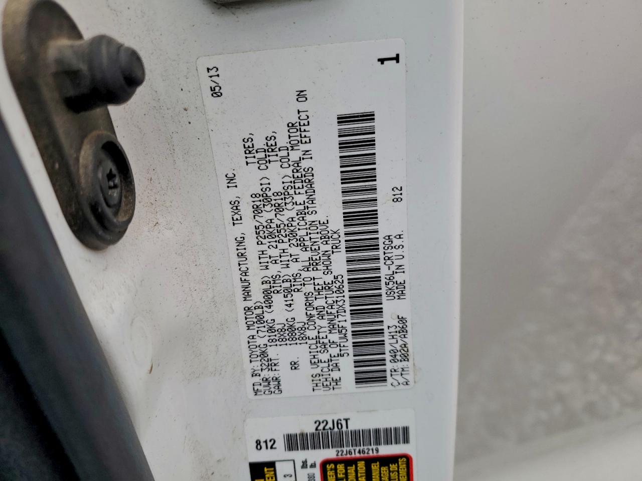 2013 TOYOTA TUNDRA DOUBLE CAB SR5 photo 13