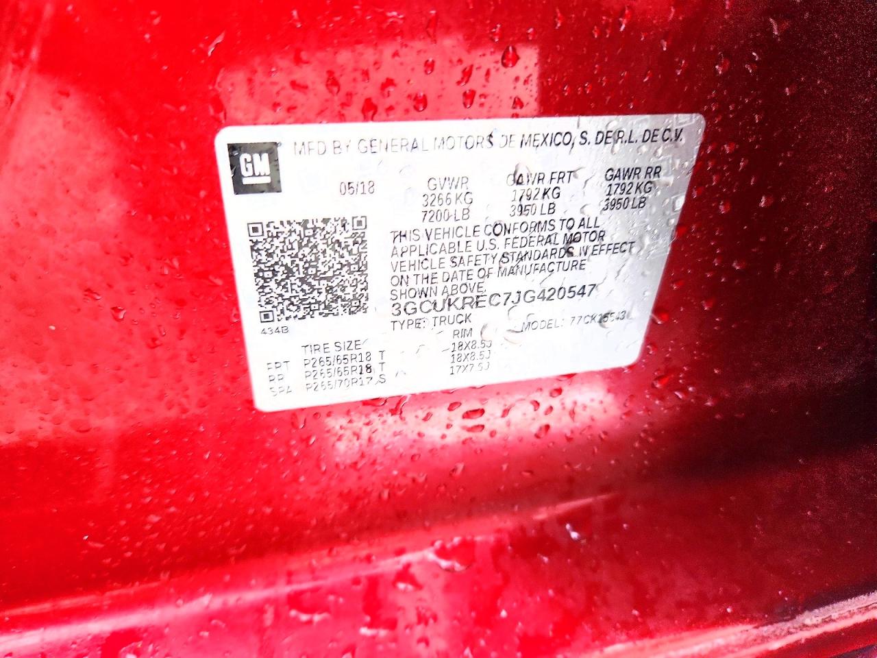 2018 CHEVROLET SILVERADO K1500 LT photo 12