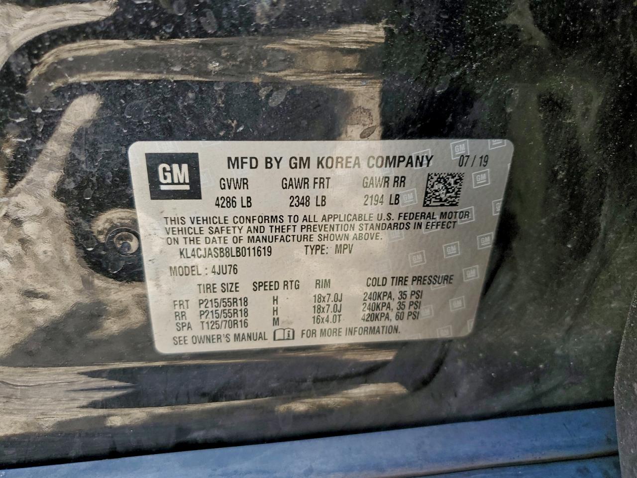 2020 BUICK ENCORE PREFERRED photo 12