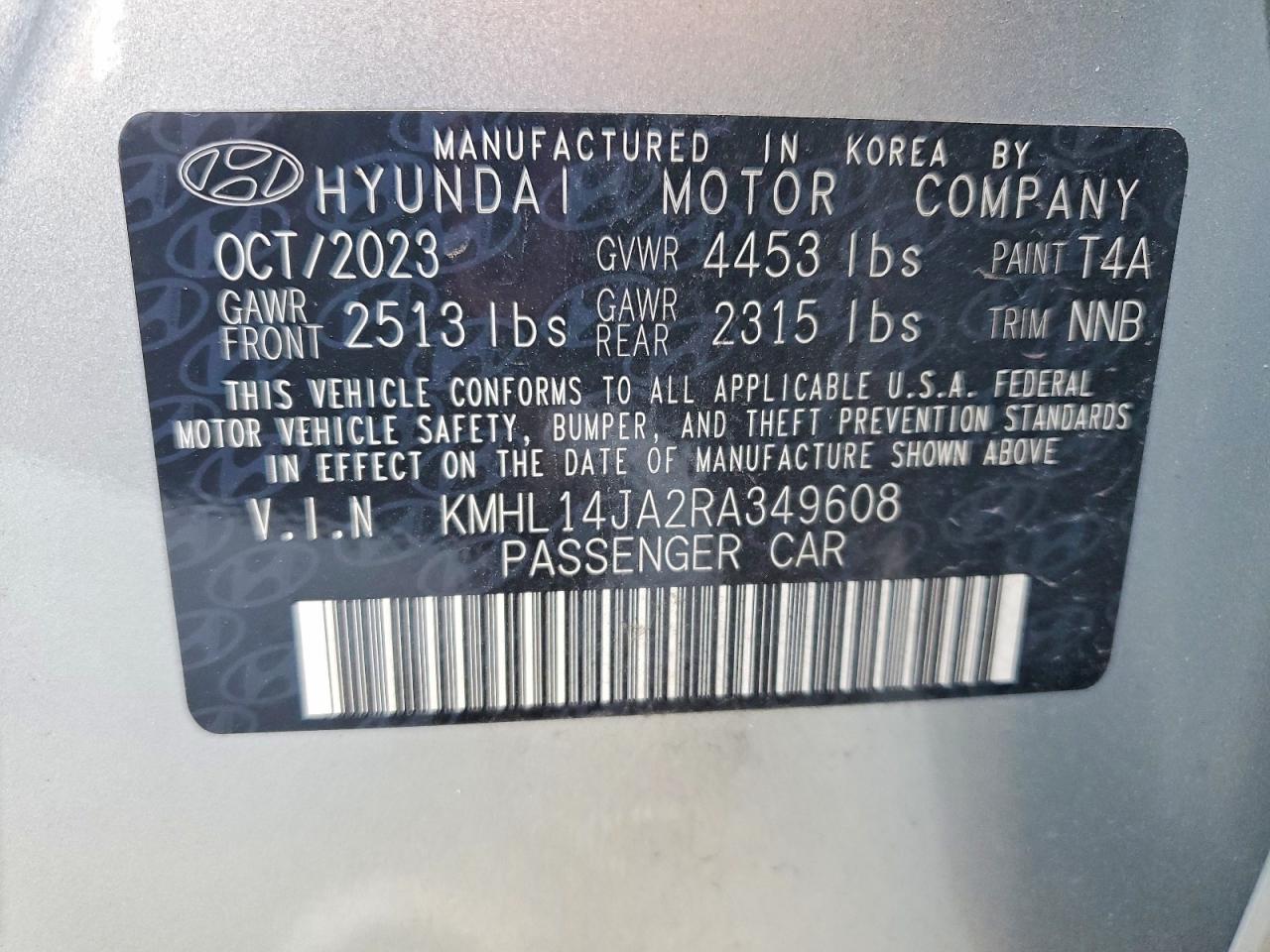 2024 HYUNDAI SONATA SEL photo 12