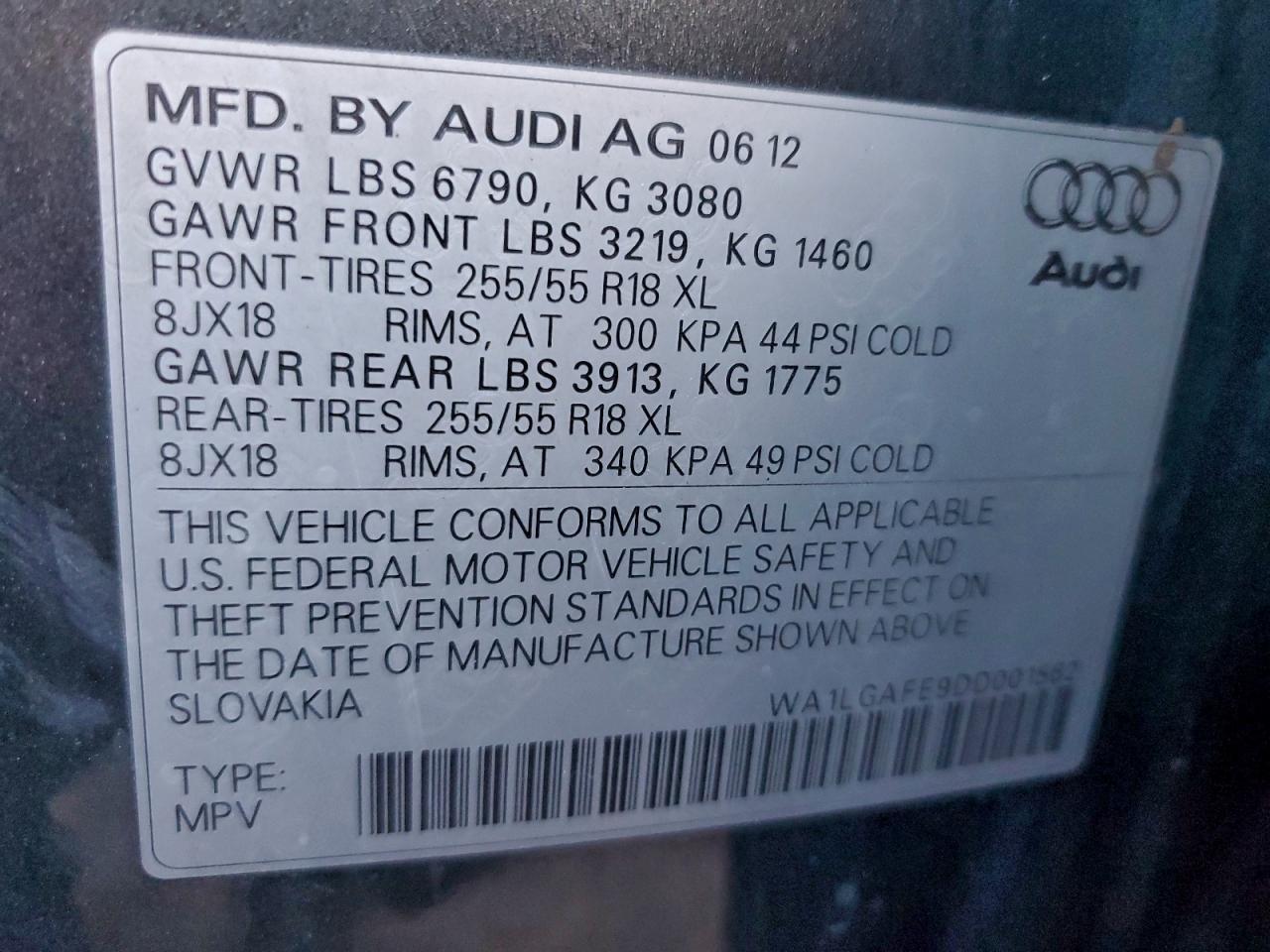 2013 AUDI Q7 PREMIUM PLUS photo 13