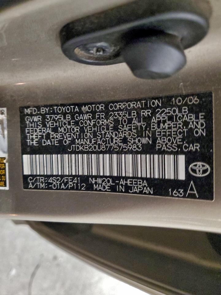 2007 TOYOTA PRIUS photo 12