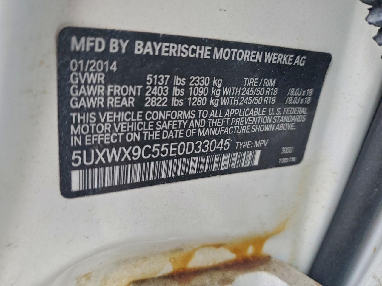 2014 BMW X3 XDRIVE28I photo 13