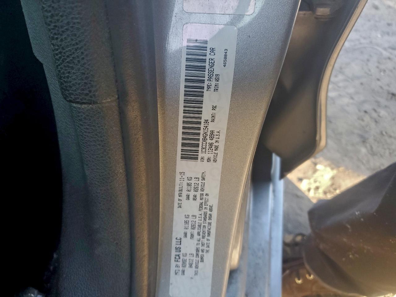 2016 CHRYSLER 200 LIMITED photo 12