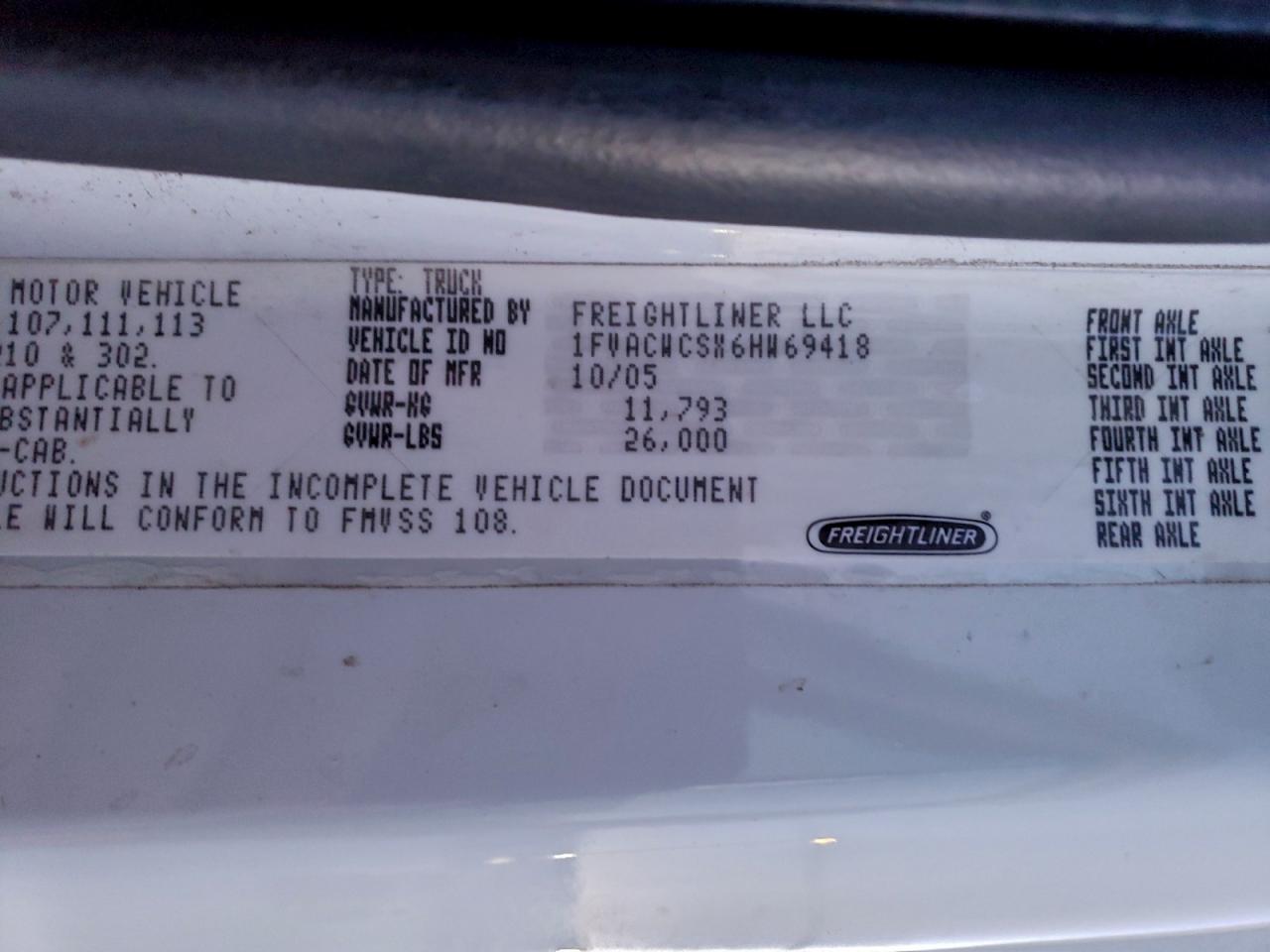 2006 FREIGHTLINER M2 106 MEDIUM DUTY photo 13