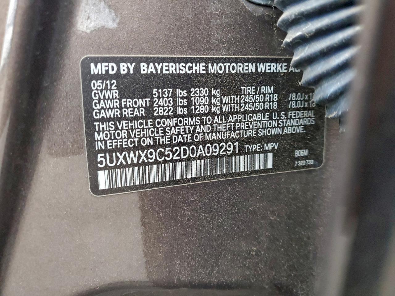 2013 BMW X3 XDRIVE28I photo 12