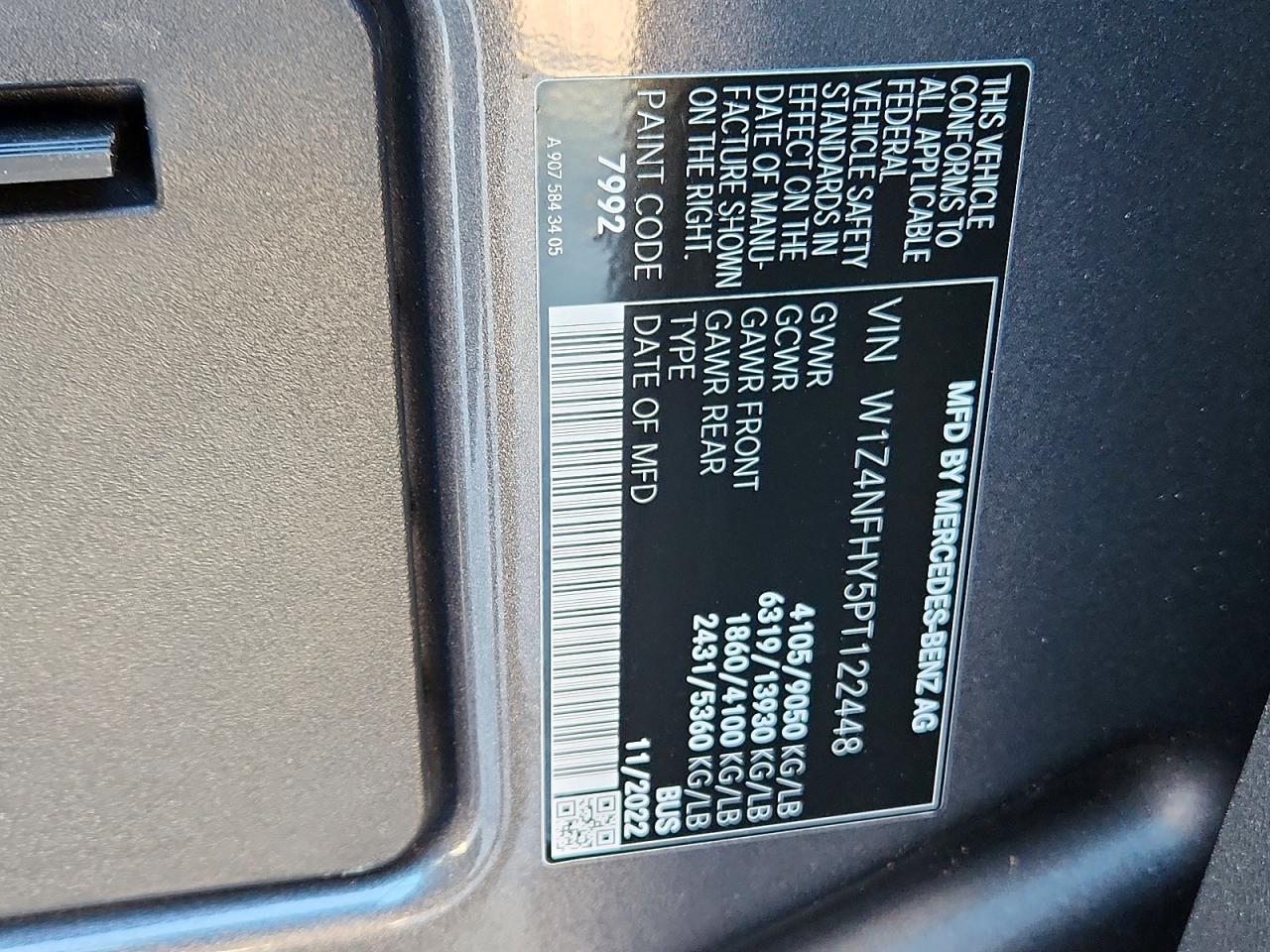 2023 MERCEDES-BENZ SPRINTER 2500 photo 13