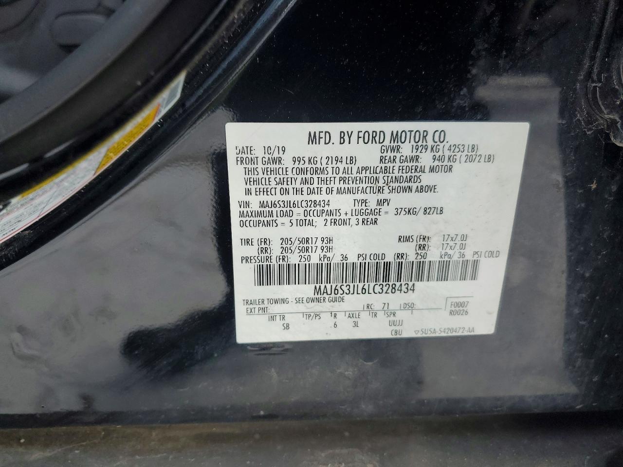 2020 FORD ECOSPORT SES photo 14