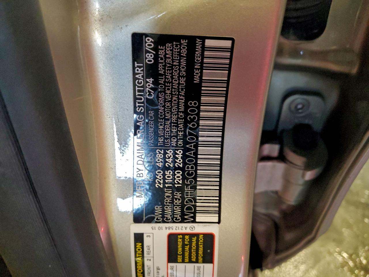 2010 MERCEDES-BENZ E 350 photo 12