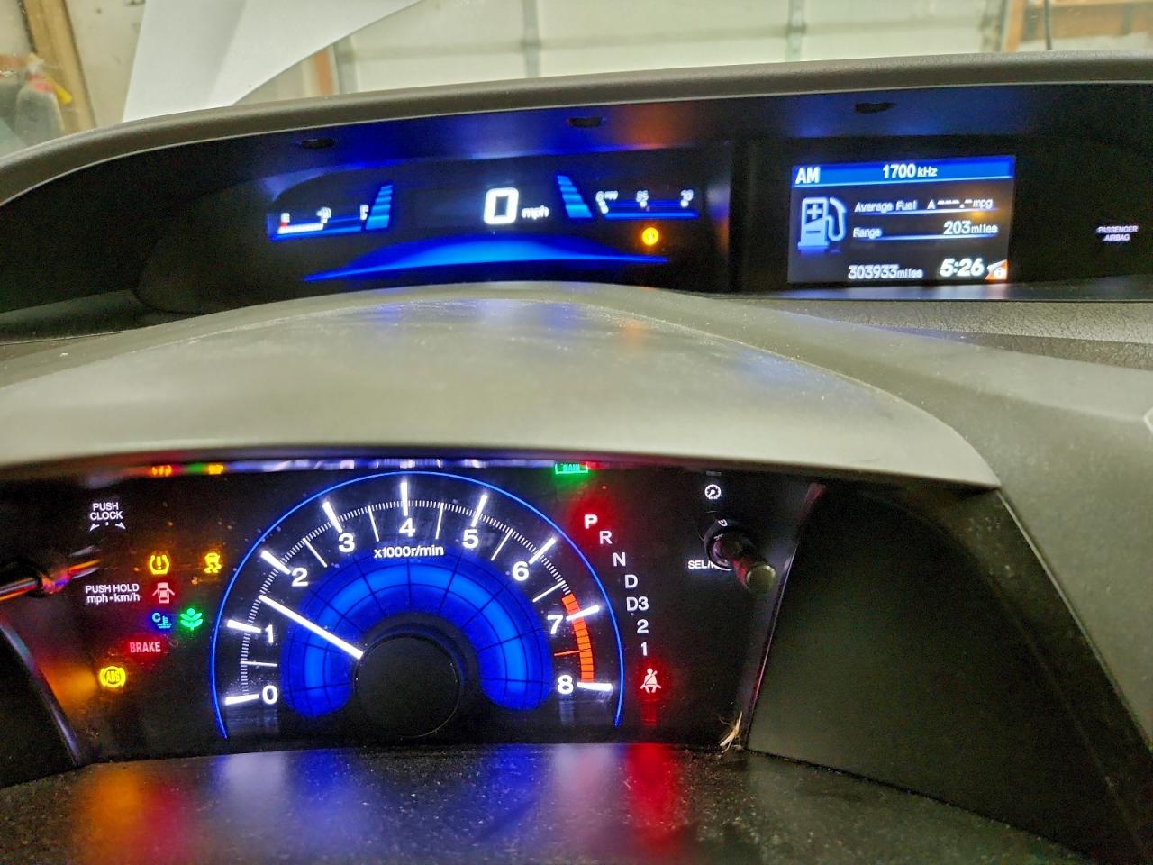 2012 HONDA CIVIC LX photo 9