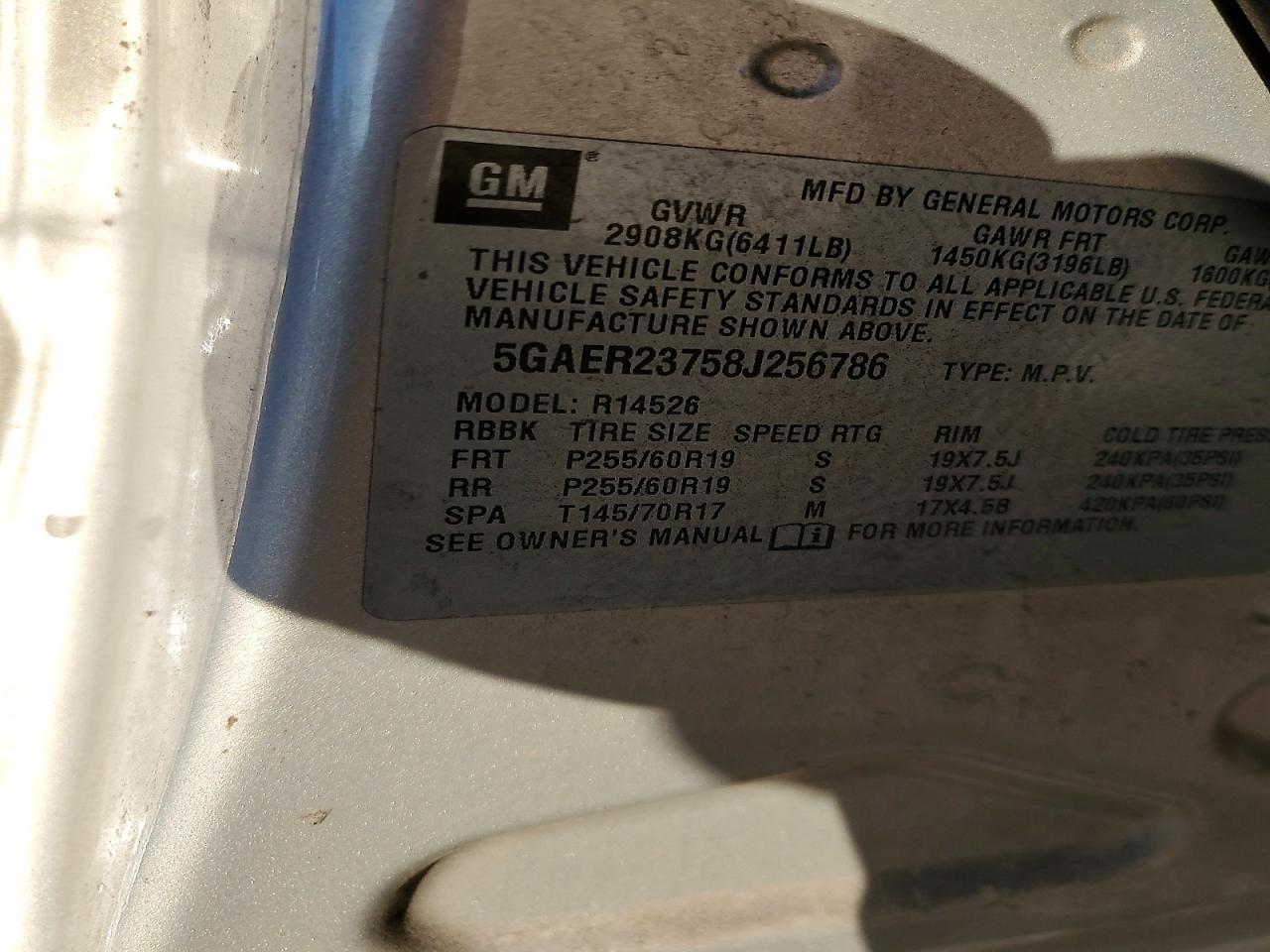 2008 BUICK ENCLAVE CXL photo 13