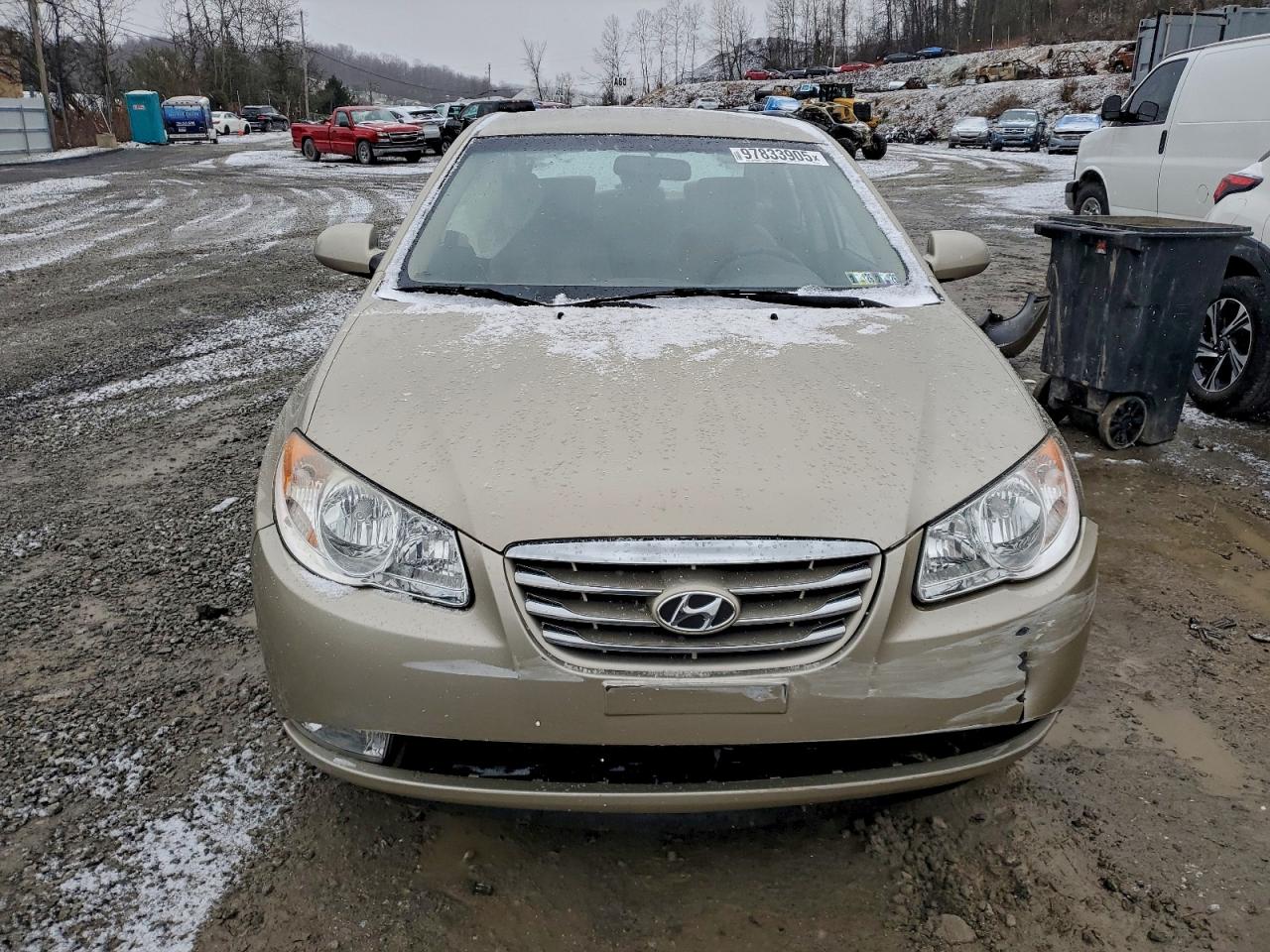 2010 HYUNDAI ELANTRA BLUE photo 5