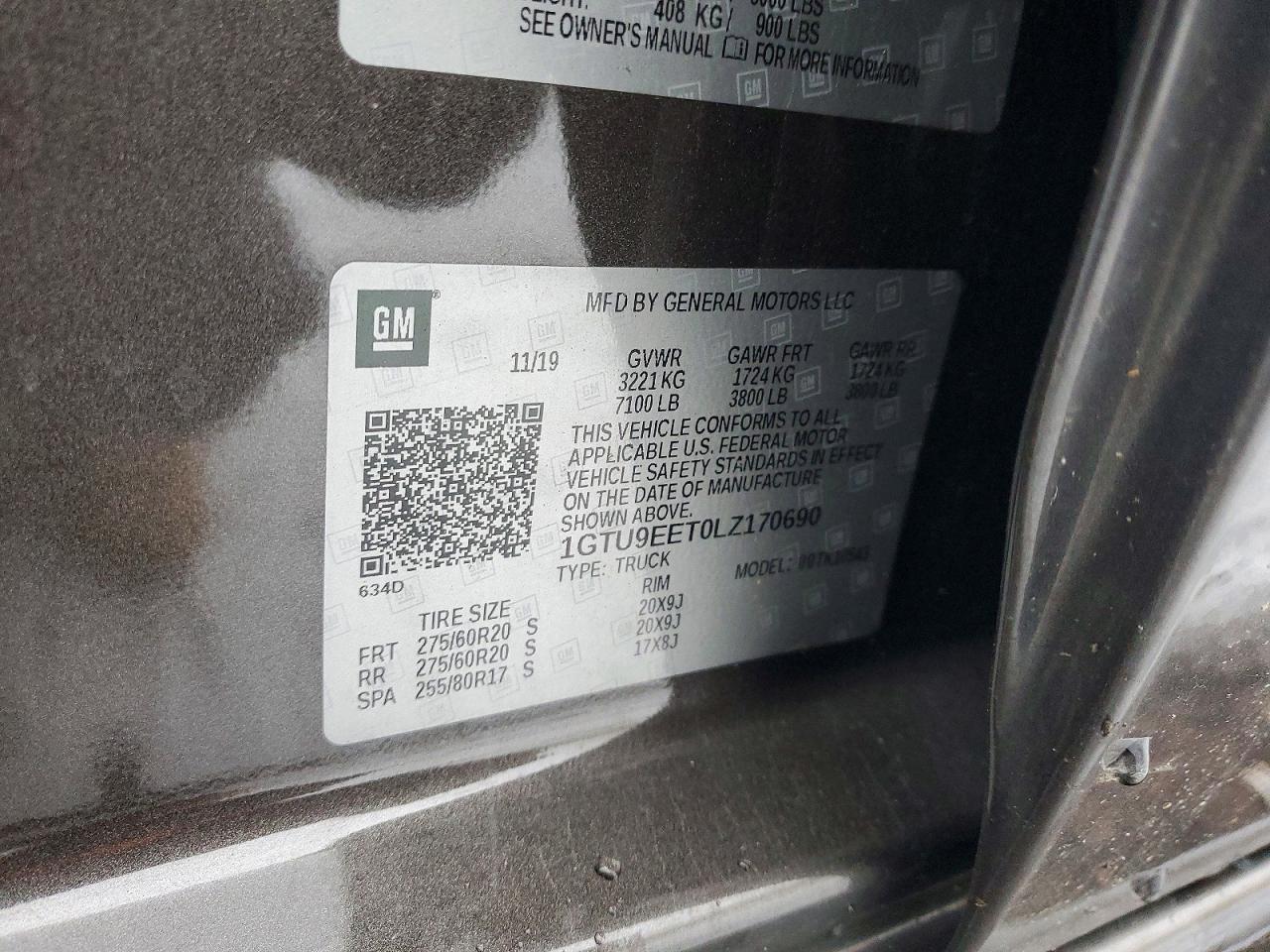 2020 GMC SIERRA K1500 AT4 photo 12