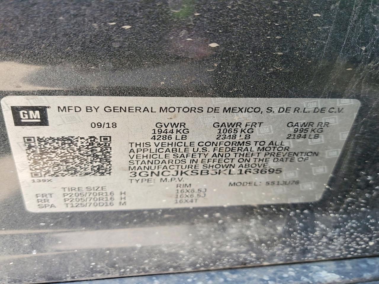 2019 CHEVROLET TRAX LS photo 23