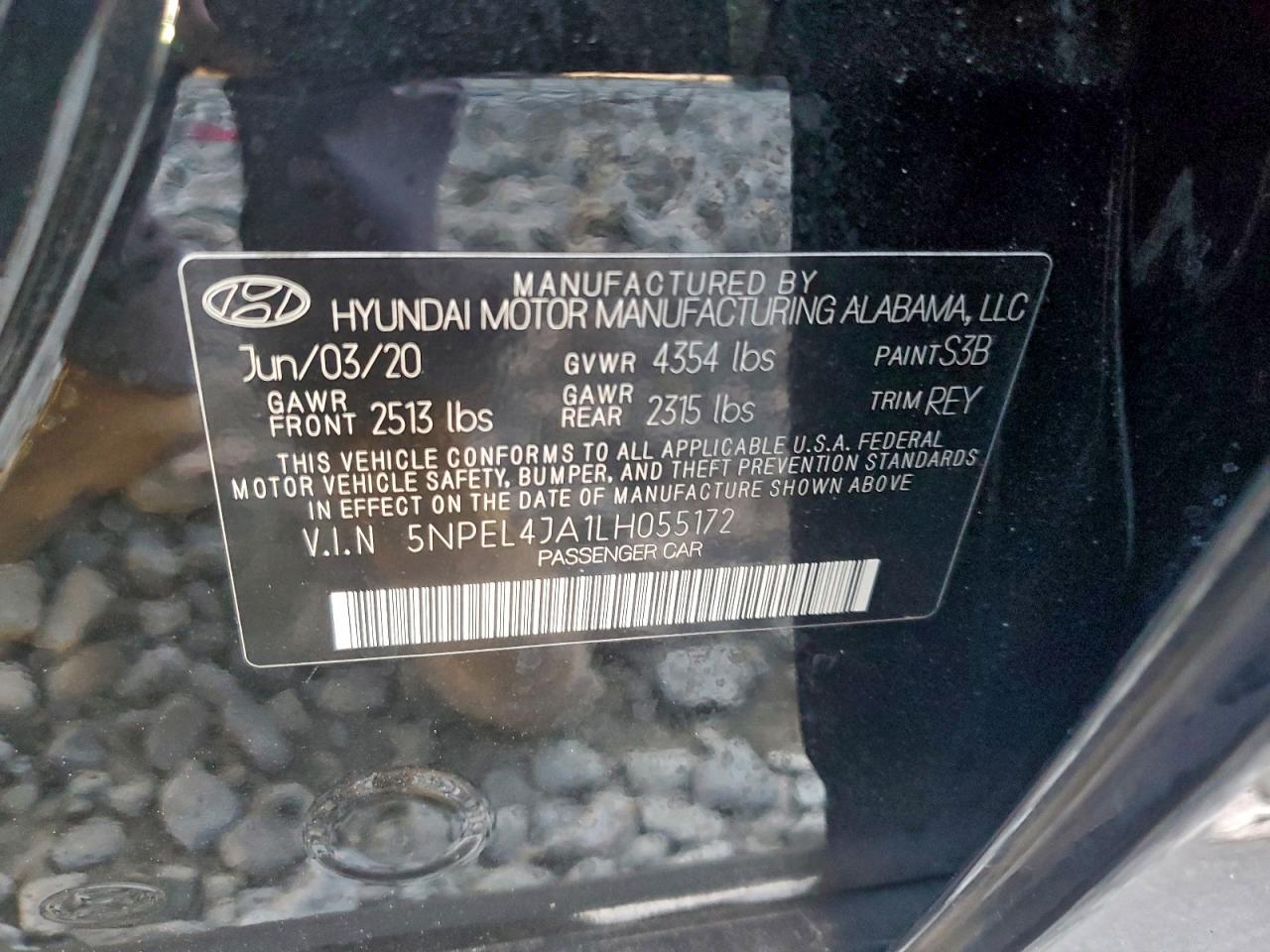 2020 HYUNDAI SONATA SEL photo 13