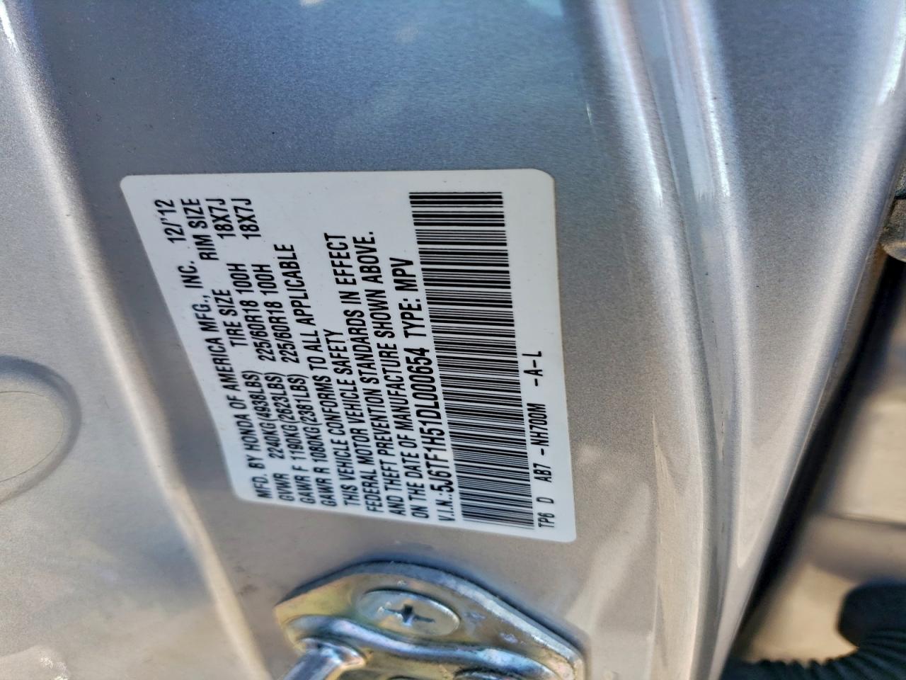 2013 HONDA CROSSTOUR EXL photo 14