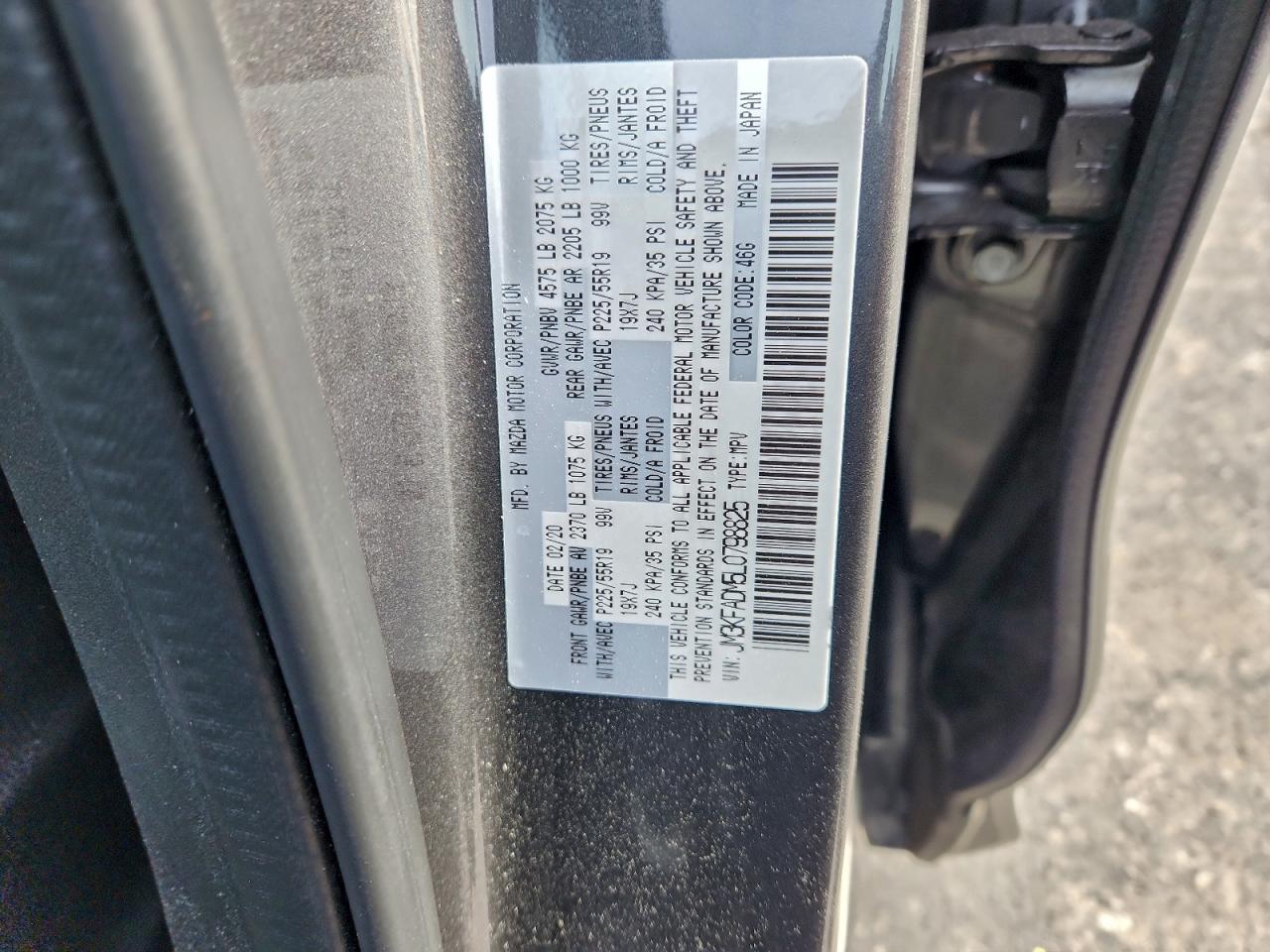 2020 MAZDA CX-5 GRAND TOURING photo 12