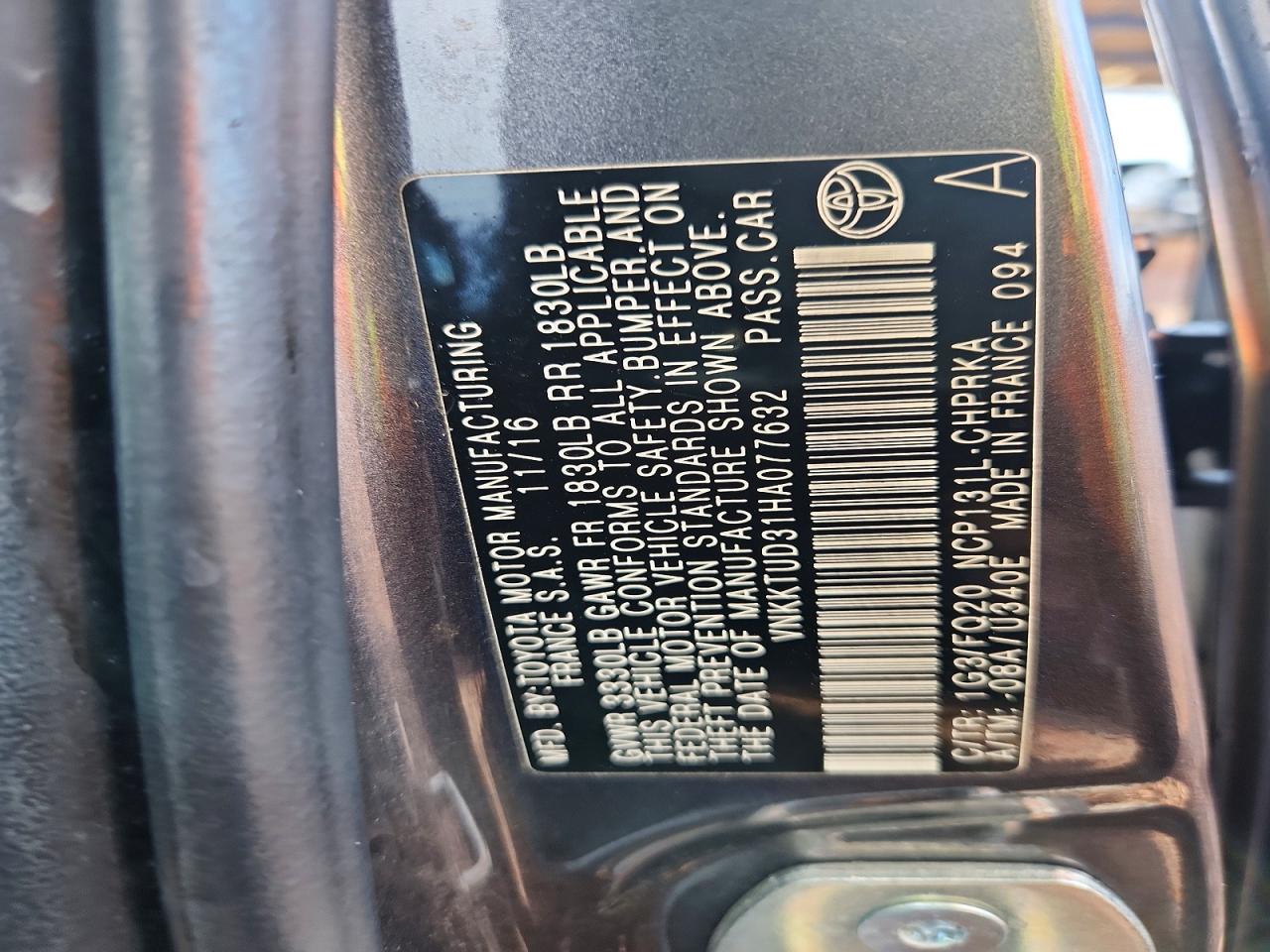 2017 TOYOTA YARIS L photo 23
