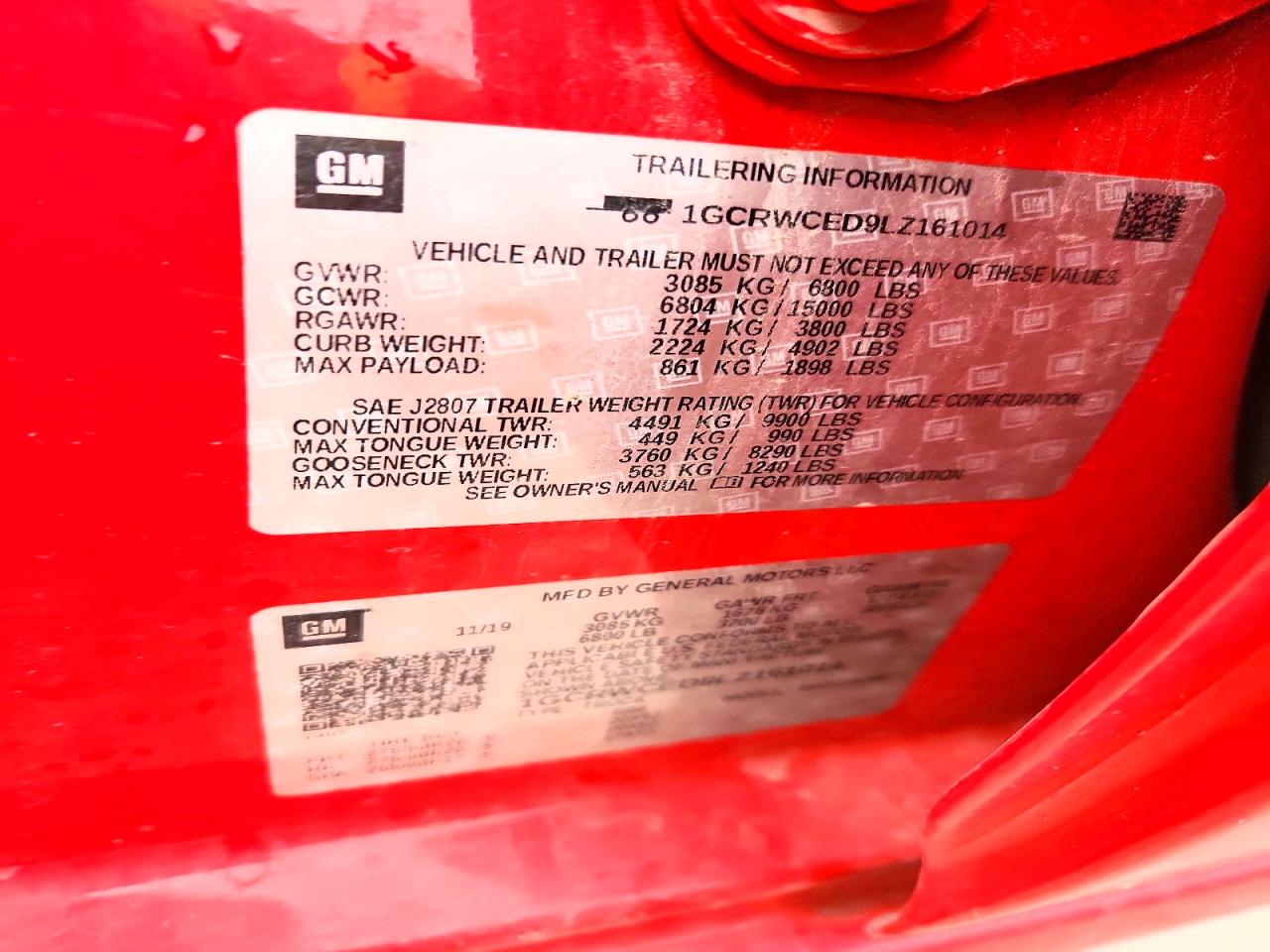 2020 CHEVROLET SILVERADO C1500 LT photo 13