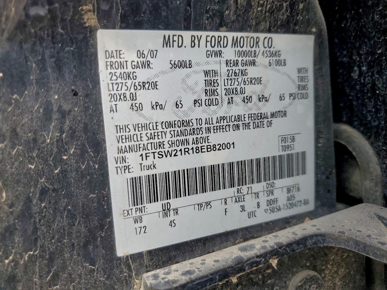 2008 FORD F250 SUPER DUTY photo 12