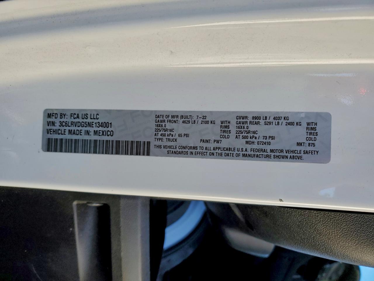 2022 RAM PROMASTER 2500 DELIVERY VAN photo 25