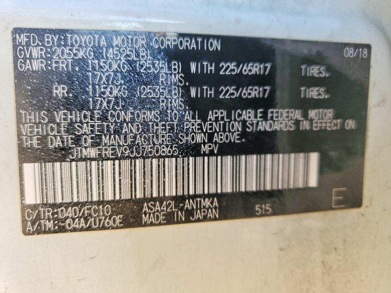2018 TOYOTA RAV4 ADVENTURE photo 13